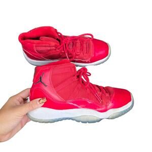 Jordan 11 Retro Red Boy's Sneaker Size: 5Y